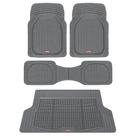 Tapetes de Borracha para Carro Motor Trend FlexTough Contour - Cinza
