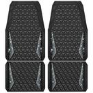 Tapetes de Carro CAR PASS Diamond Rubber - Antiderrapantes - Conjunto Completo (Pretos)