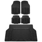 Tapetes de chão FH Group Heavy-Duty Rubber All Weather Black