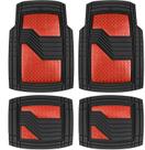 Tapetes de chão para veículos CAT DiamondShield Rubber Set Red Universal