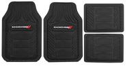 Tapetes de chão Plasticolor Dodge Weatherpro, conjunto de 4 peças, preto