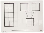 Tapetes de dez quadros Didax Educational Resources Write & Wipe