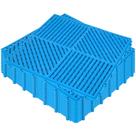 Tapetes de drenagem de piso de borracha entrelaçados TolanBBT Blue