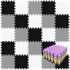 Tapetes de espuma qqpp EVA Rubber 18 Tiles Interlocking Puzzle
