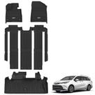 Tapetes de Piso 3W em TPE com Ajuste Sob Medida para Toyota Sienna 2021-2026