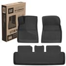 Tapetes de piso CAT JustFit 3D para Tesla Model 3 2017-2024, preto Tapetes de piso CAT JustFit 3D para Tesla Model 3 2017-2024, preto