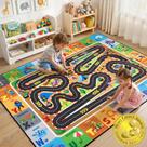 Tapetes de pista de corrida para crianças Rogara Rogara ABC Alphabet Carpet