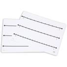 Tapetes Didax para Linha Numérica de Frações 23x30 cm Conjunto com 10