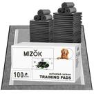 Tapetes higiênicos para cães MIZOK 92 x 92 cm com carvão ativado, 11 copos Tapetes higiênicos para cães MIZOK 92 x 92 cm com carvão ativado, 11 copos