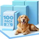 Tapetes higiênicos para cães Powools XL 86 x 71 cm, 6 camadas, à prova de vazamentos, 100 unidades