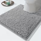 Tapetes higiênicos Yimobra em forma de U 61x51cm, microfibra extra macia, cinza