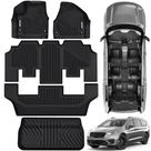 Tapetes oEdRo Chrysler Pacifica 2017-2026 em TPE, conjunto