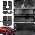 Tapetes para assoalho HOUCLEMIC VW Atlas 2018-2026 TPE para todas as condições climáticas