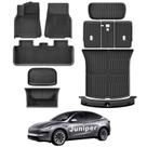 Tapetes para assoalho WEIZE Tesla Model Y Juniper 2025-2026, 11 peças