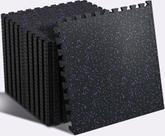 Tapetes para exercícios SUPERJARE 24 peças EVA com topo de borracha 1,4 cm