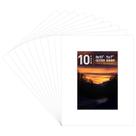 Tapetes para fotos Golden State Art Classic White 8x10 (pacote com 10)