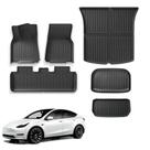 Tapetes para Piso FemboMAX Tesla Model Y 2021-2024 Conjunto em TPE