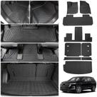 Tapetes para piso Thinzyou para Chevrolet Traverse 2018-2024, 7 lugares