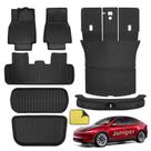 Tapetes para Veículo BurtyPokie Tesla Model Y 2025-2026 Conjunto Completo Tapetes para Veículo BurtyPokie Tesla Model Y 2025-2026 Conjunto Completo