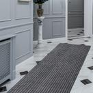 Tapetes Runner FREADEM Tapete interno e externo 60x180cm cinza