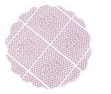 Tapetinhos Rosa Fundo Rendado Para Doces N 9 Cm - 5000 Un