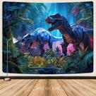 Tapiz de Pared GOAOK Dinosaurio 100x70 cm Decoración para Cuarto de Niños