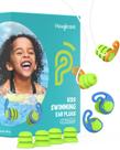 Tapones para los Oídos para Nadar Hearprotek para Niños Impermeables Naranja