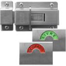 Tarjeta Livre/Ocupado Silvana Aco Inox