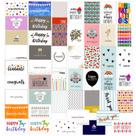 Tarjetas de Saludo BEST PAPER GREETINGS Paquete de 48 Multicolor 4x6 cm