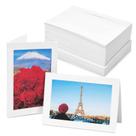 Tarjetas portafotos BEST PAPER GREETINGS 4x6 cm Blancas Paquete de 48