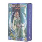 Tarot Deck Yitengteng 78 cartas, versão em inglês, papel holográfico