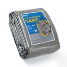 Tarp GUARD SHIELD Heavy Duty 6x12m prateado/preto impermeável