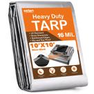 Tarp Keten Heavy Duty Waterproof 3x6m 16 mil com ilhós