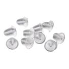 Tarracha de brinco silicone tarrachinha pequena 10 unidades