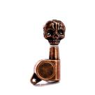 Tarraxa Guitarra Bronze Relic L6 Caveira Canhoto Spirit F035