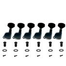 Tarraxa guitarra mini knob 6 linha CANHOTA preta J07 - KOREA