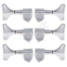 Tarraxa Tarracha 6x Contrabaixo Baixo Jogo Kit 3+3 Cromada