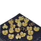 Tarraxas Para Brincos 10 Pares 8mm Banho De Ouro 18k 3471A