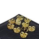 Tarraxas Para Brincos 5 Pares 8mm Banho De Ouro 18k 3471