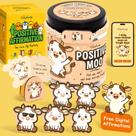 Tarro de Afirmaciones Positivas Vaca Moo Stofinity con 60 Tarjetas