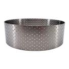 Tart Ring de Buyer, perfurado, redondo, 10 cm de diâmetro, 3,5 cm de altura