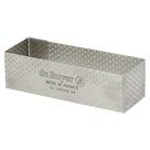 Tart Ring de Buyer retangular perfurado 12 cm x 4 cm x 4 cm