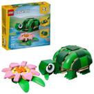 Tartaruga Com Uma Flor Lírio De Água Lego Creator 3 em 1