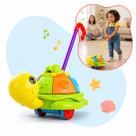 Tartaruga De Empurrar Push Plane Bebê Infantil Empurrador Andador Com Som Ajuda Nos Primeiros Passos Kizumba