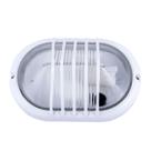 Tartaruga piramide oval branca 21cm aluminio pintura epoxi soquete e-27 1 lampada max 60w