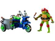 Tartarugas Ninja Caos Mutante Moto Battle Cycle 2 formas Batalha C/ Boneco Raphael e acessórios Sunny