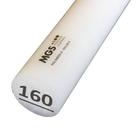 Tarugo de Nylon 160 MM X 0,50 Metro Tipo 6 Natural