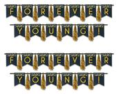 Tassel Streamer Beistle Forever Young Preto/Dourado 13x2,7m Tassel Streamer Beistle Forever Young Preto/Dourado 13x2,7m