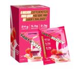 Tasty Whey Protein Em Sachê Caixa Com 12 Unidades Adaptogen Sabor Strawberry Cream