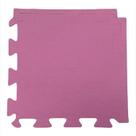 Tatame Em EVA Bebe Infantil 50x50cm 10mm DT1051 Rosa Dafoca